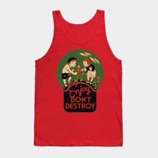 Vintage Anti-Vandalism Poster Tank Top